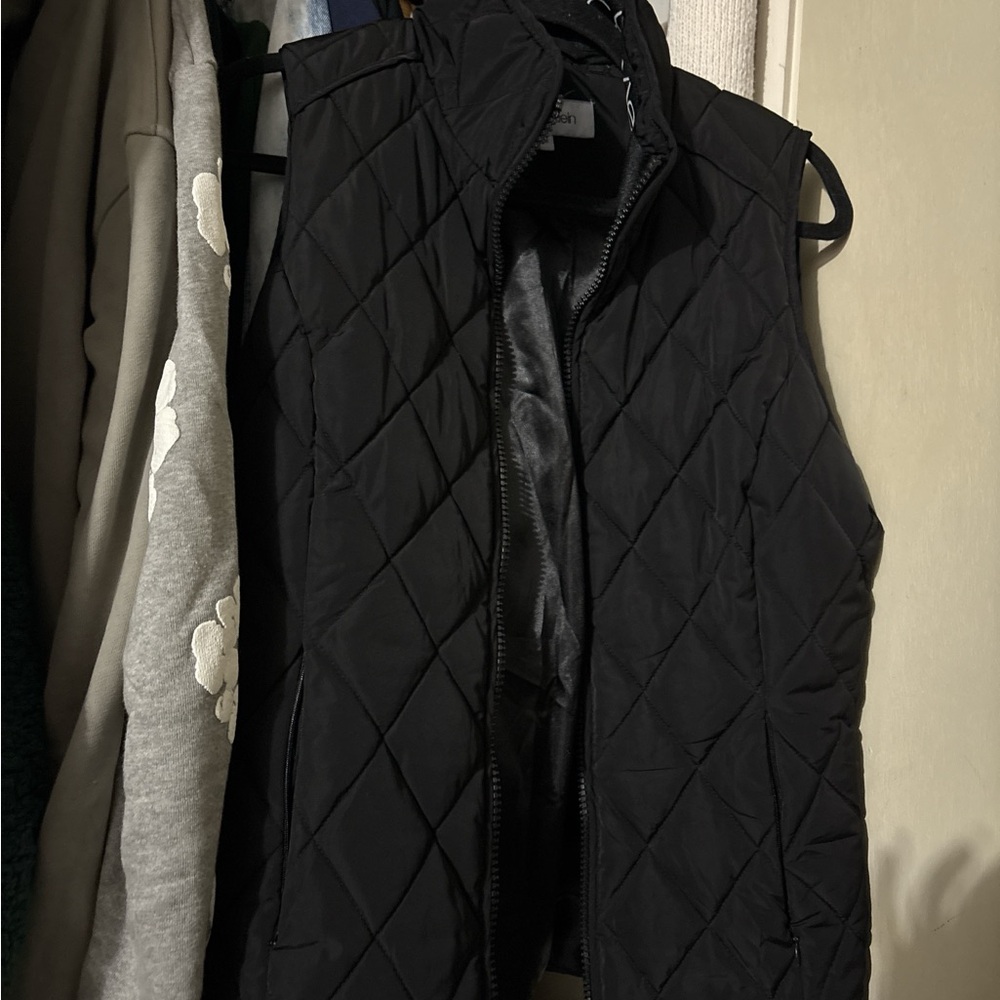 Calvin Klein Black Quilted Jacket